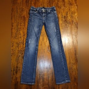 Girl's Levi Strauss skinny distressed size 8 jeans